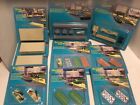10 Tri-Ang Minic Ships Harbor Accessories 1:1200 Diecast Metal. New In Pkgs