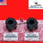 GENUINE OEM HIGHLANDER RX330 RX350 RX400h FRONT STABILIZER BAR BUSHING SET OF 2