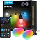 Govee Smart Outdoor String Light 48ft WiFi Works with Alexa App Control Dimmable