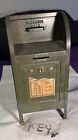Coin Bank+DollarBill metal 11installx4inswide,good condition