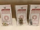 Arttista #1154, 55, 58- Old Woman, Man & Rocking Chairs- O Scale - Pewter - NEW