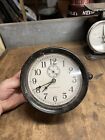 Vintage Old Original Boat Ship Marine Mark I Deck Clock 8 Days 11 Jewels Parts