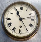 Vintage British Military Brass ships clock 1950’s   F W Elliott ,Croydon 21B/829