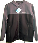 COLUMBIA BARR LAKE HOODED SOFTSHELL JACKET BLACK / GRAY S