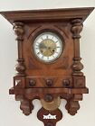  Victorian Rosewood Pendulum Wall Click Mid 1800’s Not Tested