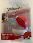 NEW Jazwares PKW3143 Pokemon Clip 'N' Go SQUIRTLE & POKE BALL Battle Figure