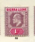 Sierra Leone 1903 Early Issue Fine Mint Hinged 1d. NW-159912