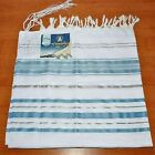 Talitnia Wool Tallit Kosher Prayer Shawl Acrylic light silver blue model 50