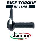 Domino Ghepard Chrome Throttle with Black Grips to fit Jiajue Bikes