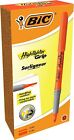Bic Highlighter Grip Pens - Orange, Box of 12 Orange Box x 12