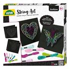 Lena 42650 Herz Craft String Art Butterfly and Heart, Complete Patterns, with 2 