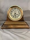 SETH THOMAS NAVY BOAT / SHIPS CLOCK WWI 3 3/4" DIAL WITH STAND c 1915-20