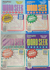 NEW Penny Press Lot of 4 Word Seek Search Puzzle Books 2023-2024 Super Jumbo Spc