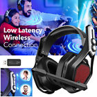 Wireless Gaming Headset Headphones Surround w/Mic For PC Laptop PS4 PS5 Xbox One