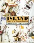 Island: Diary of a Year on Easdale by Waite, Vicky Hardback Book The Fast Free