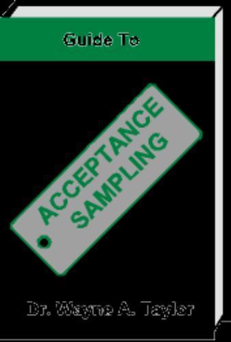 Guide to Acceptance Sampling by Wayne A. Taylor - Zdjęcie 1 z 1