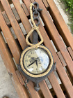 antique vintage boat anchor clock. heavy metal made in india