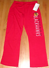 SIDELINE APPAREL CHICAGO BLACKHAWKS PAJAMA LOUNGE PANTS WOMEN'S M