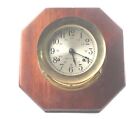 Seth Thomas Vintage Corsair E537-000 Maritime Ships Clock 5-1/4" Brass- BD-67