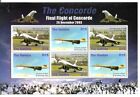 #23048 GAMBIA 2006 AVIATION  AIRPLANE CONCORDE LAST FLIGHT MS YV 4607C-D MNH