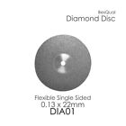 Dental Lab Diamond Disc #1 Single Sided 0.13mm x 22mm free mandrel