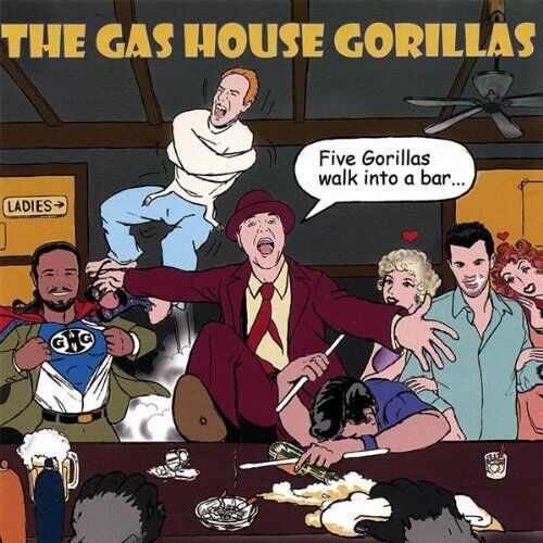 GAS HOUSE GORILLAS - Five Gorillas Walk Into A Bar - CD - Excellent Condition - Picture 1 of 1