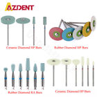 Dental Lab Burs Ceramic Rubber Diamond Grinder Zirconia  Porcelain Polish HP RA