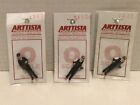 Arttista 3 O Scale Railroad Pewter Figures NEW 1399 Conductor, Two Tower Workers