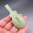 Chine, jade ancien, objets de collection, sculpture manuelle, jade, pipe rare, pendentif Q625