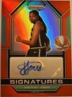 2023 Panini Prizm WNBA Signatures Red #8 Jonquel Jones AUTO 34 /99 (NY Liberty)