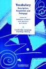 Vocabulary: Description, Acquisition and Pedagogy (Cambr... Paperback / softback