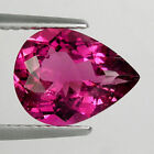 2.48 ct  LUSTROUS ORANGE PINK 100%  NATURAL TOURMALINE GEMS  Pear 1249  6D