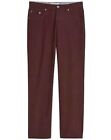 BRAX TWO TONE COOPER 5 POCKET PANTS MAROON BURGUNDY 42 x 32 44 x 32