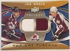 2008-09 Upper Deck Trilogy Two-Way Threads #2WSK Joe Sakic (Colorado Avalanche)