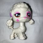 Littlest Pet Shop Authentic 551 White Poodle Pink Bows