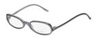 NEW VERA WANG LUXE FISSION GLASSES WOMENS OY 47-19-135 GRAY DESIGNER PLASTIC