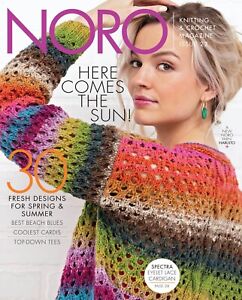 Noro Knitting Magazine 2020 Issue 16 Color Play Accessories Trendy Tops Lace