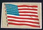 Vintage American Flag Unused Postcard Amerika Amerique No. 14969 Patriotic