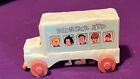 Flntstone Bedrock Bus 1/64 toy car,plastic,used good condition