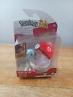 NEW Jazwares PKW3143 Pokemon Clip 'N' Go SQUIRTLE & POKE BALL Battle Figure