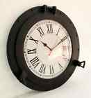 Antique Style Marine Brass Ship Porthole Nautical Wall Clock Home Decorative 12"