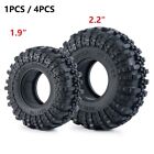 1.9" 2.2" Beadlock Wheel Rim Rubber Tires 107/137mm for Axial SCX10 Wraith TRX4