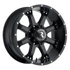 Raceline Wheels Assault Black Wheels 991B-29081-00