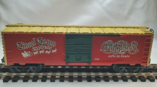 Lionel Tinsel Town Express Christmas Holiday Box Car Plays Christmas music O - 第 1/7 張圖片