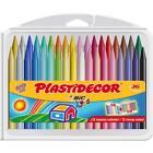 Bic Plastidecor Assorted Colored Crayons (Pack of 36) Classic Pack of 36