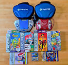 2 LeapFrog Leapsters Multimedia Learning Game System Games Charger And Case