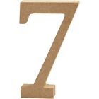 Create Crafts 56345 Creativ"7" MDF Number, Brown, 13 x 2 cm