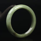 57mm Certified Grade A 100% Natural Green Jadeite Jade Bangle Bracelet CF32852