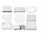 Dental Lab Porcelain Mixing Watering Moisturizing plate Slot Ceramic Palette 