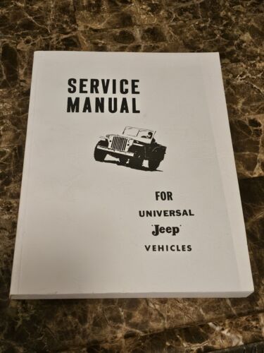 Service Manual For Universal Jeep Vehicles Book 280 pg Very Good NM Condition - 第 1/4 張圖片